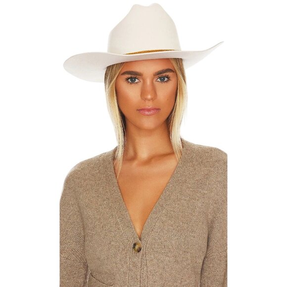Lack of Color Ridge Cowboy in Ivory Small New Womens Western Beach festival - Picture 1 of 16